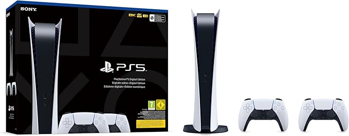 PS5 Digital + 2 DualSense