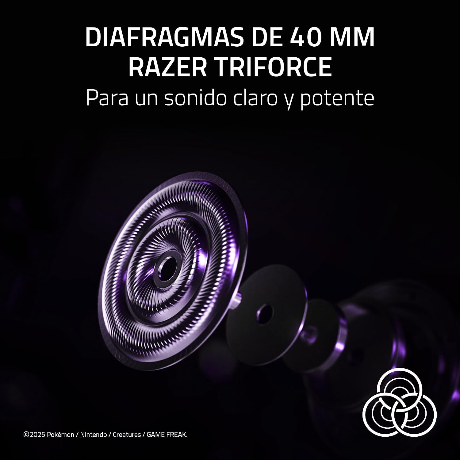 Razer Kraken Kitty V2 Gengar - Almohadillas Híbridas